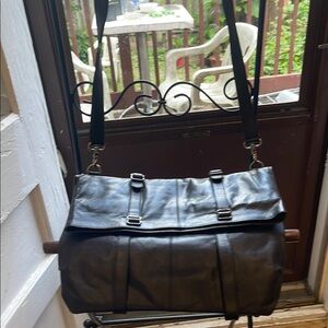 Rudsak foldable big leather satchel